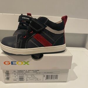 NEW - GEOX Toddler Leather Biglia Boots - Kids 8 /EU 24